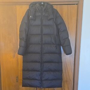 The North Face Hydrenalite Black Long Down Maxi Puffer Coat